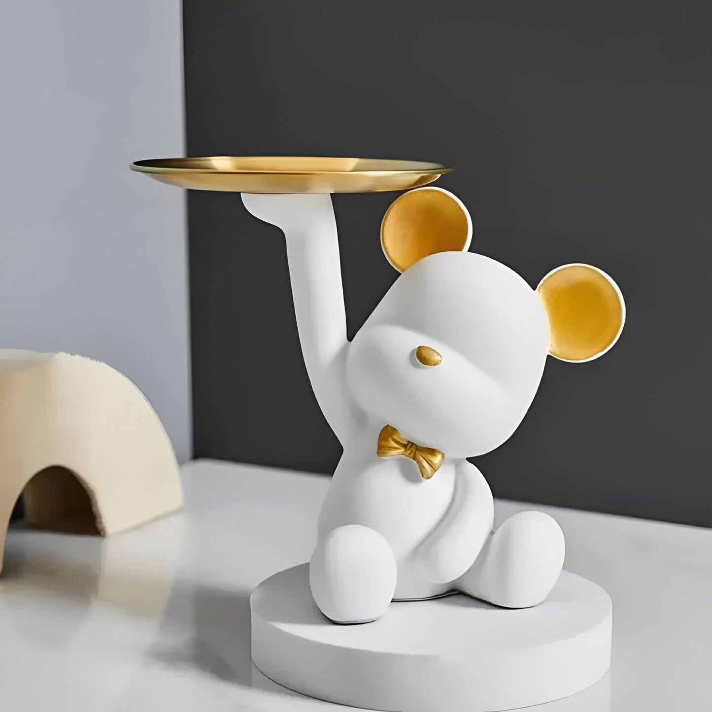 Minimalist Wooden Key Post & Catchall