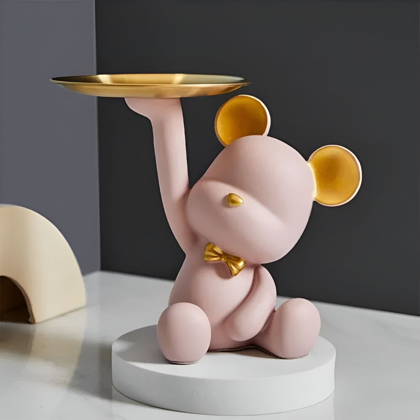 Minimalist Wooden Key Post & Catchall