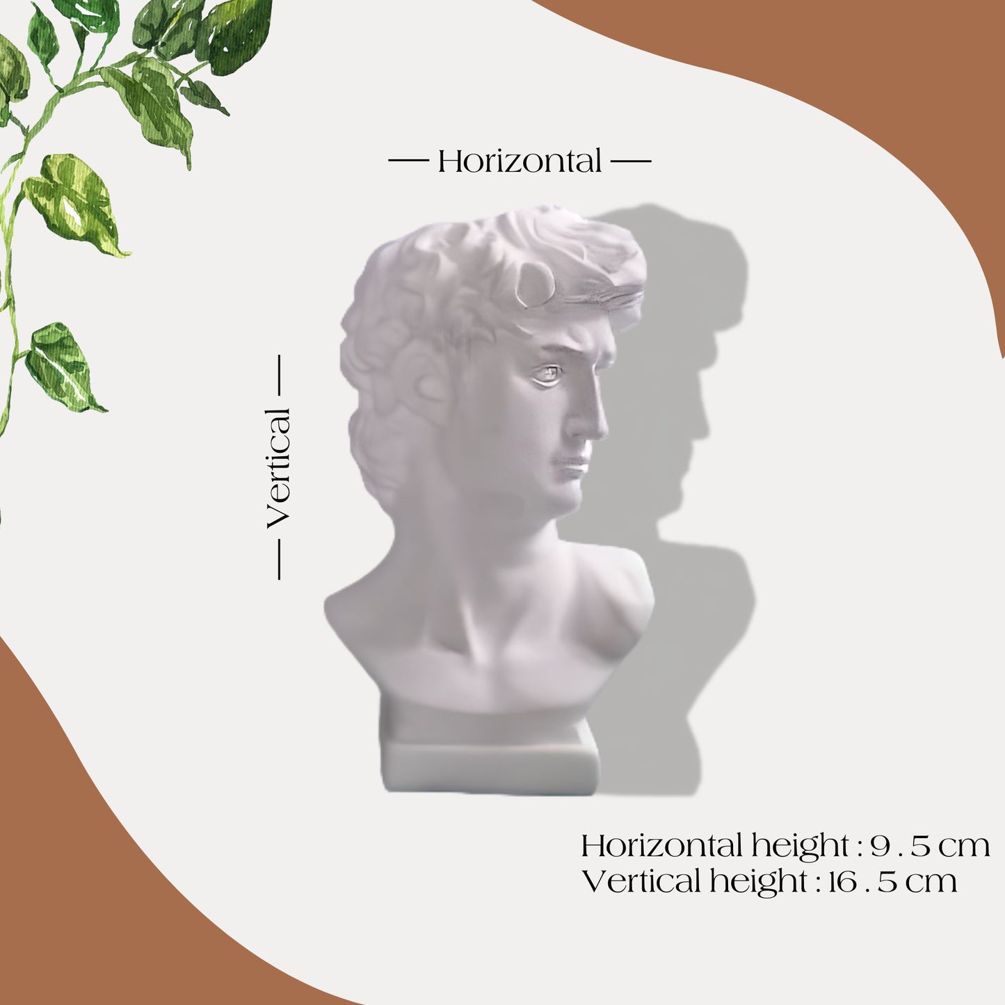 David's Muse Resin Vase