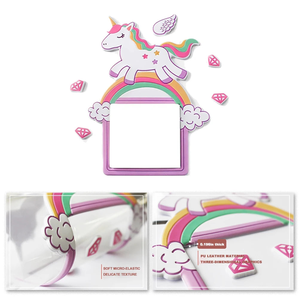 3D Unicorn Switch Sticker Cartoon