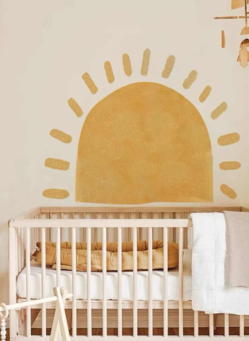 Boho Sun Fabric Wallpaper