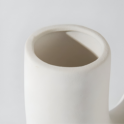 Contemporary Swirl Ceramic Vase