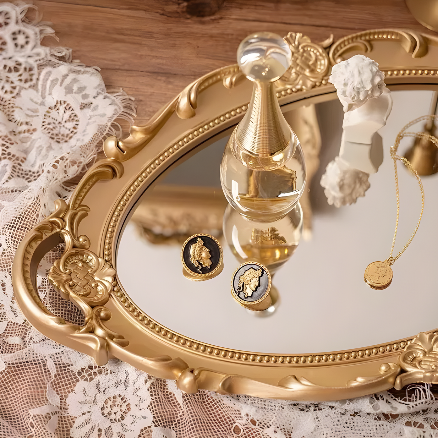 Baroque Elegance Vanity Mirror